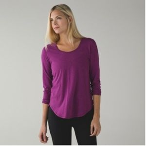 Yogini- Long Sleeve- Thumbholes- Scoop Neck
